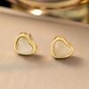 Elegant Retro Stainless Steel Earrings with Exaggerated Design for Women