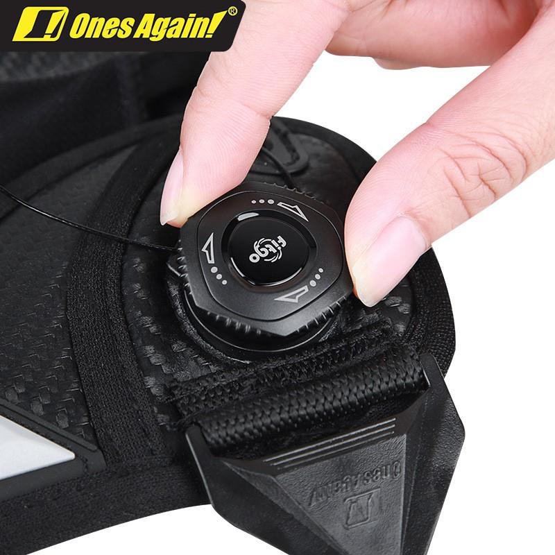 Carbon Fiber Motorcycle Knee Guards Riders Unisex Protective Leg Armor With Quick-Release Buckle