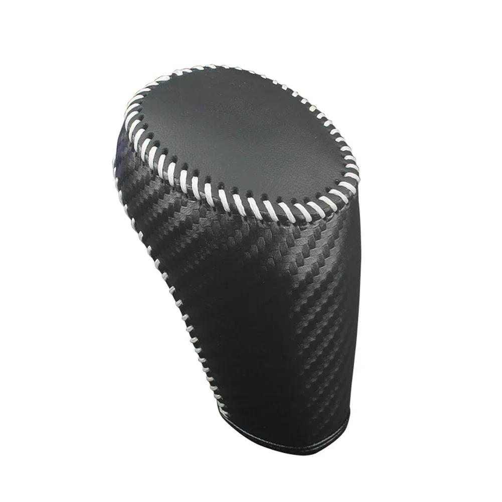 Автомобильные кожаные чехлы для рычагов переключения передач из углеродного волокна для Chevrolet Chevy Malibu XL 2016-2020 Equinox 2017-2019 Cruz 2017 2018