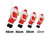 COSSA Christmas Ornament, Santa Claus Doll with Climbing Rope, Santa Ornament, Room Wall Decor (36)