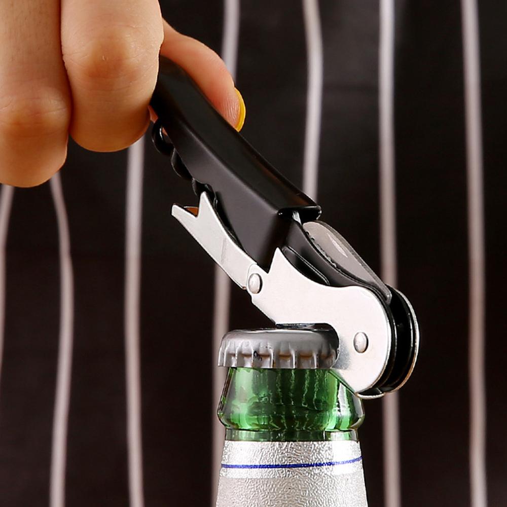 Wine Opener Waiter Corkscrew, Professional Wine Key for Servers, Bartender with Foil Cutter, Manual Wine Bottle Opener Double Hi