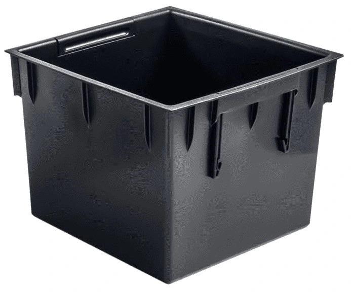 RATO DRTS325L Low Flowerpot with Insert | White