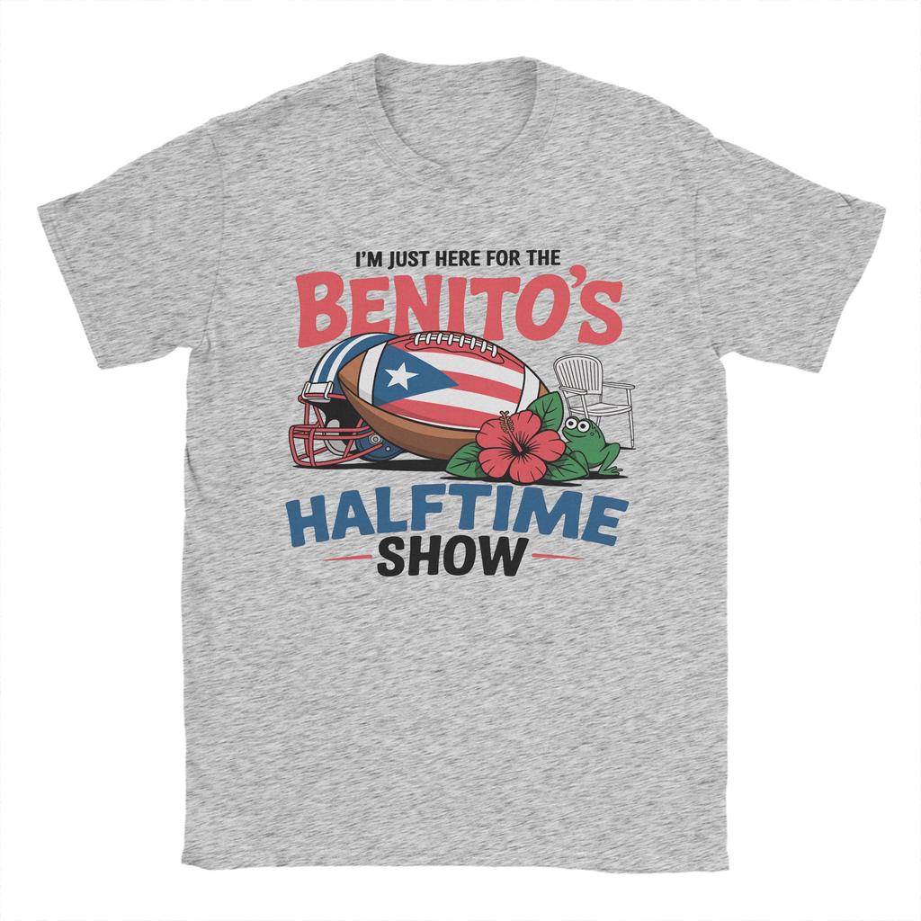 Men Women New Arrival Bads Bunnys Benito Bowl Halftime Show  Tee T Shirt Cotton  Tshirts Clothes