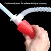 Ручной топливный насос Сифон Всасывание воды Автомобильный грузовой насос Воронка Чашка Пластик Перекачка масла Всасывание Экстрактор Авто P0g6