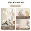 Suction Cup Installation Hanger Storage Rack Retractable Hanger Container Folding Rack  Home