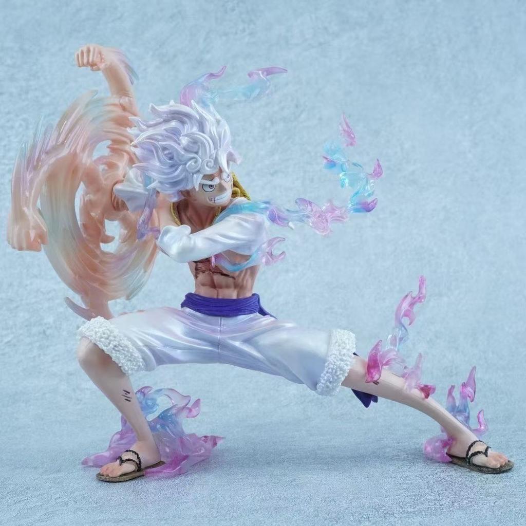 One Piece Люффи размашистый удар - Люффи Ника модель-фигурка One Piece, модная коллекционная статуэтка