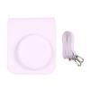 Camera Case PU Leather Protective Camera Cover Bag with Adjustable Shoulder Strap for Fuji Instax Mini 12 Purple