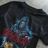 Mortal Kombat Street Fighter Ryu Ken Guile SubZero Scorpion Arcade Tshirt