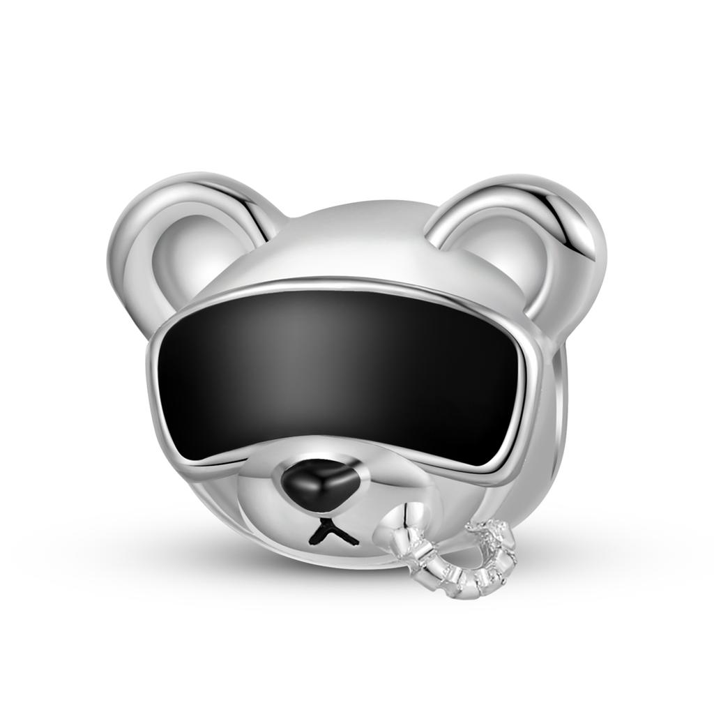 Кулон Джокер с красным носом, оригинальные стерлингового серебра 925 пробы, очаровательные бусины клоуна с влюбленными глазами для женщин, браслет, ювелирные изделия, подарок на Хэллоуин