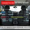 Car Rear Seat Fishing Rod Rack: Adjustable Magic Tape Straps for Storage and Fixing