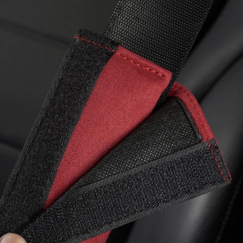 Volvo Exclusive Seat Belt Shoulder Protection Leather Covers For Xc60 Xc90 V40 V60 S60 V50 V90 S80 C40 XC40 V70 XC70 C30 Rdesign