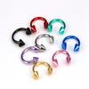 Horseshoe Fake Nose Ring Tragus Piercing Surgical Steel Septum Ear Lip Tragus Body Jewelry