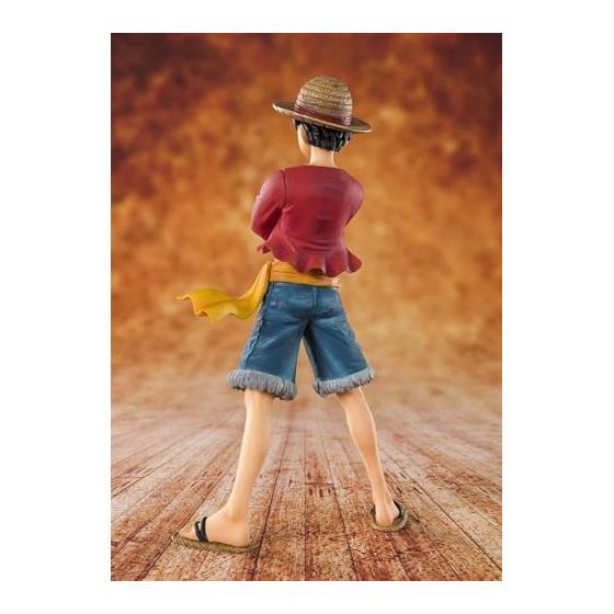 TAMASHII NATIONS Figuarts ZERO ONE PIECE Соломенная Шляпа Луффи (версия для перепродажи) приблизительно. Подвижная фигура толщиной 140 мм, окрашенная из ПВХ и АБС-пластика