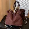 New Retro Shoulder Bag Urban Simple Large-capacity Chain Tote Bag Fashion Super Fire Commuter Big Bag Women