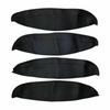 4Pcs/set Car Door Armrest Panel Cover Microfiber Leather Pads For Nissan QASHQAI