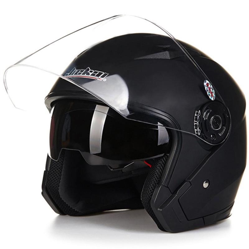 JIEKAI JK-512 Dual Lens Motorcycle Helmet for Electric Vehicles