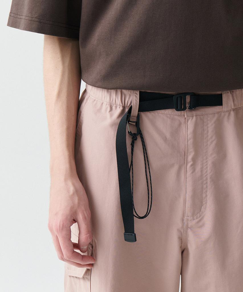 MUSINSA STANDARD [City Leisure] Np Wide Belted Cargo Pants [Desert Pink]