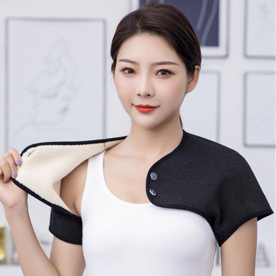 Зимний жилет с застежкой на пуговицы, облегчение боли, термоунисекс, двухслойный мягкий жилет, уход за здоровьем