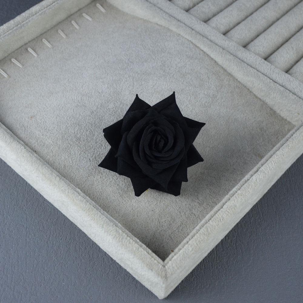 Винтажная красная роза заколка для волос сбоку для танцевальных выступлений