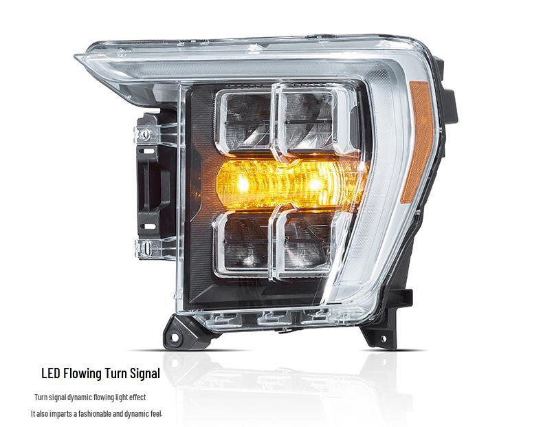 Ford F150 Raptor LED Turn Signal & Daytime Running Light Headlight Assembly