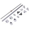 Набор винтов 8 мм 500 мм Горизонтальные оптические оси 2 рельса Вал опорный подшипник блок муфта T8