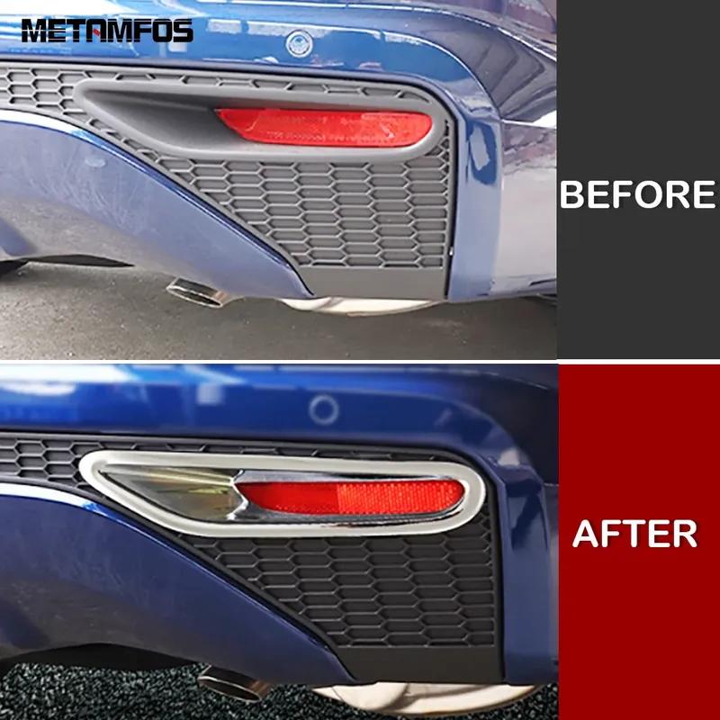 Rear Fog Light Lamp Cover Trim For Nissan Altima -2024 2025 Chrome Foglight Bumper Foglamp Protector Accessories Car Styling