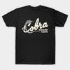 Мужская черная футболка с принтом Cobra Records Печать на трансферной бумаге без вырезания Хлопковая футболка