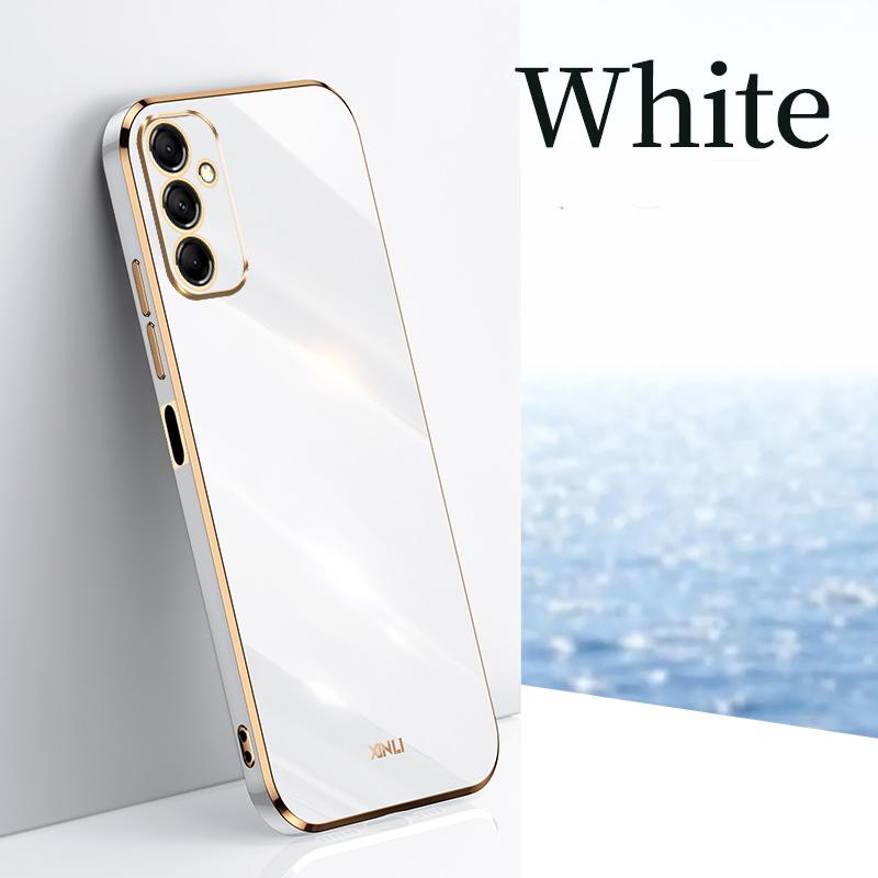 Гальванизированный Квадратный Каркас Чехол Для Телефона Funda Для Samsung Galaxy A56 A36 A26 A16 A55 A35 A25 A15 A 55 35 25 5G Мягкая Крышка