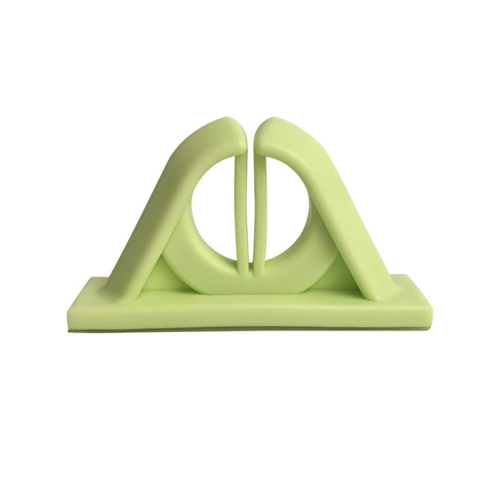 2Pcs Wall Mounted Fishing Rod Display Rack Silicone Rod Storage Clip Fishing Pole Holder Boat