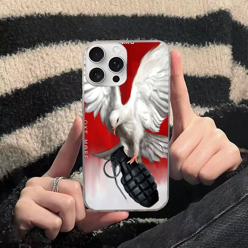 N-NIRO OX7 For iPhone 14 Pro Max 13 17 11 16 12 15 Air Plus Satin Colorful Phone Case