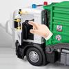 1:24 Urban Sanitation Garbage Truck Toy Model Car Alloy Diecast Light Music Pull Back Engineering Vehicle Collection Gifts Boys
