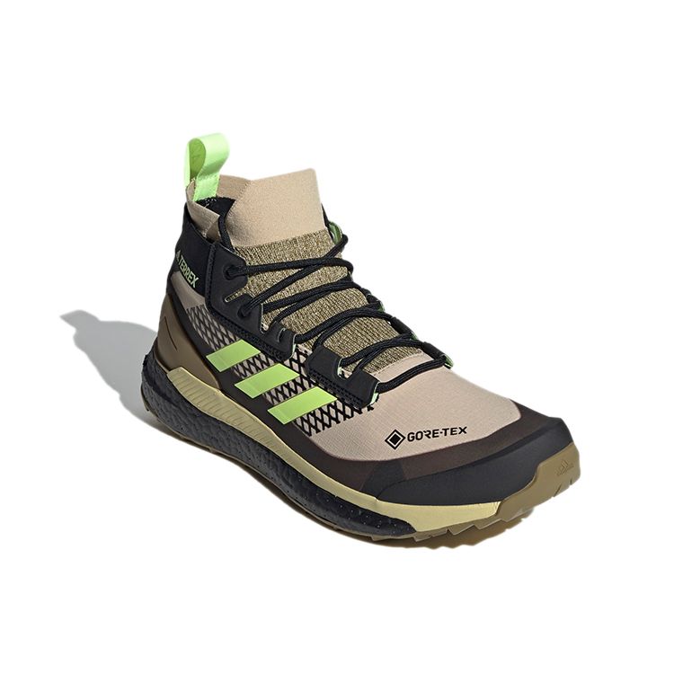 adidas Кроссовки Terrex Free Hiker GTX Savanna Мужские Коричневый Hi-Res-Желтый Core-Черный FX4509