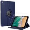 Чехол + Закаленное стекло - BOOLING - для iPad Air 3 / для iPad Pro 10,5" - Вращающийся на 360° - Темно-синий