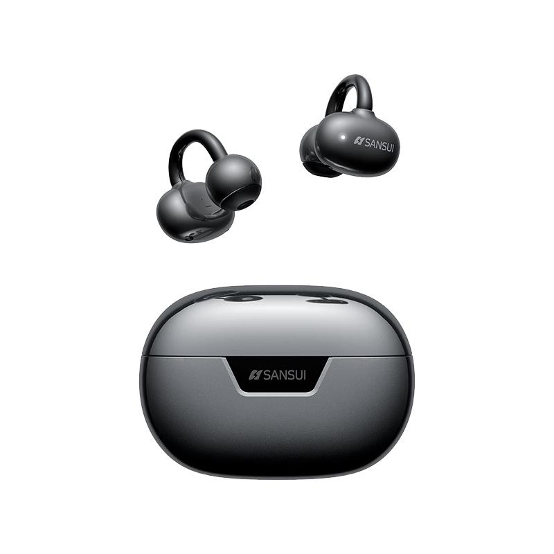 SANSUI Концептуальные открытые Bluetooth-наушники с костной проводимостью и клипсой для спорта