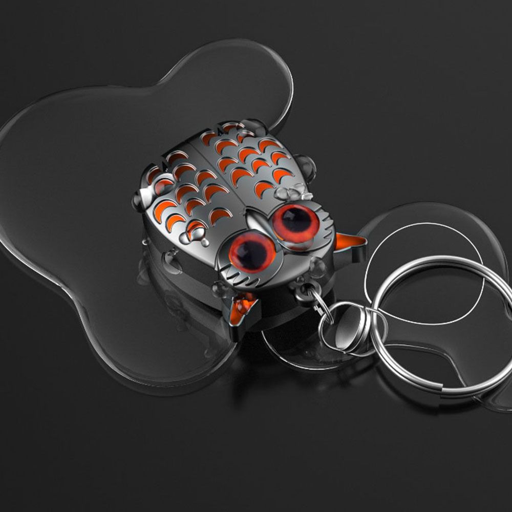 Ножницы для ногтей из нержавеющей стали в форме совы, креативные кусачки для ногтей, брелок