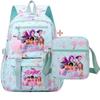 KPop Demon Hunter Style Women's Backpack Large Capacity College Middle High School Bookbag Shoulder