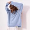 New Autumn/winter Women's Turtleneck Knit Pullover Long Sleeve Loose Top Women's Pullover Warm Sweater