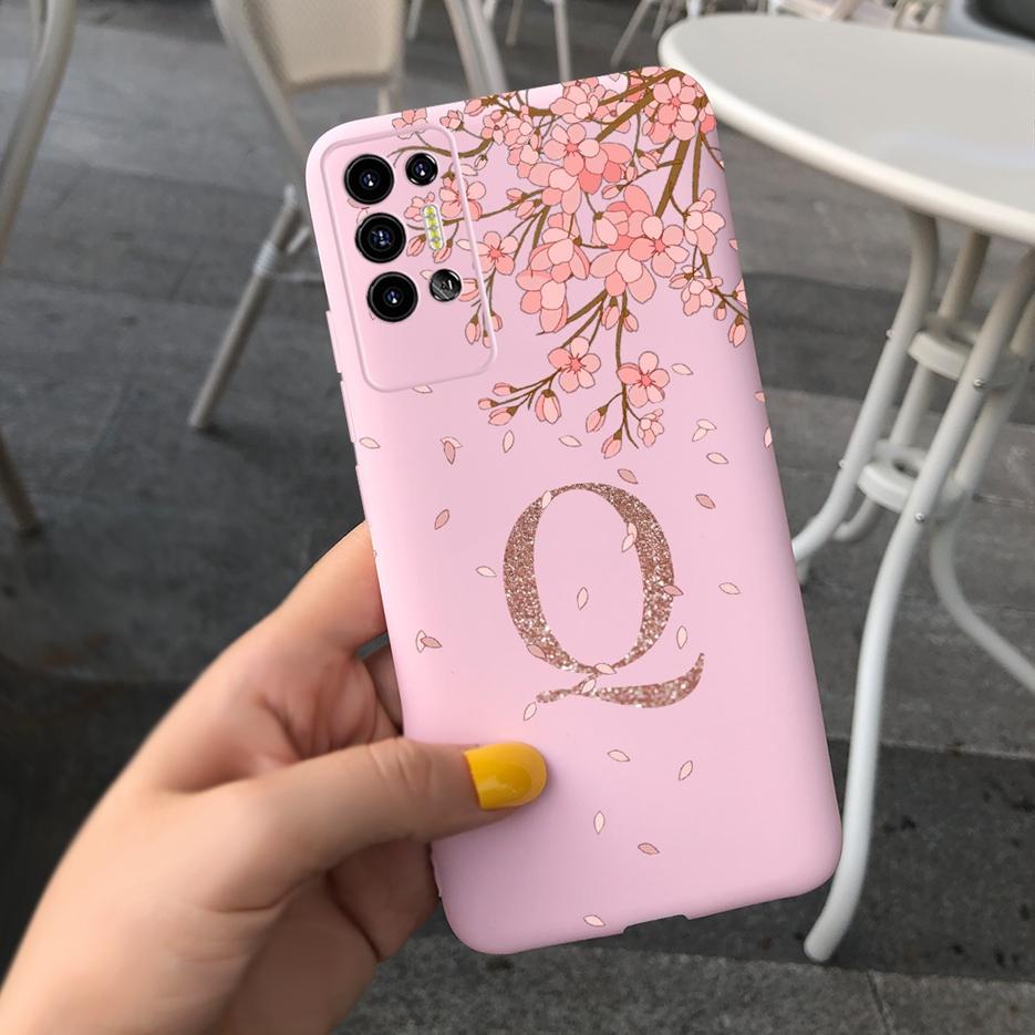 Чехол для Tecno Pova 2 LE7 LE7n Милая Корона Буквы Задняя Крышка Мягкий Силиконовый Чехол для Телефона Для Tecno Pova 2 Pova2 Coque Бампер Fundas