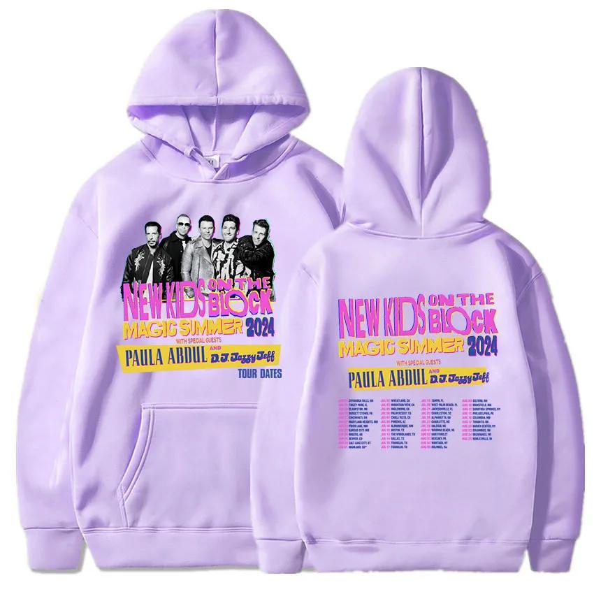 NKOTB-B The Magic Summer Tour 2024 Hoodie Sudaderas Para Mujer Women/Men Clothing Moletom Long Sleeve Hip Hop Streetwear Y2k Top