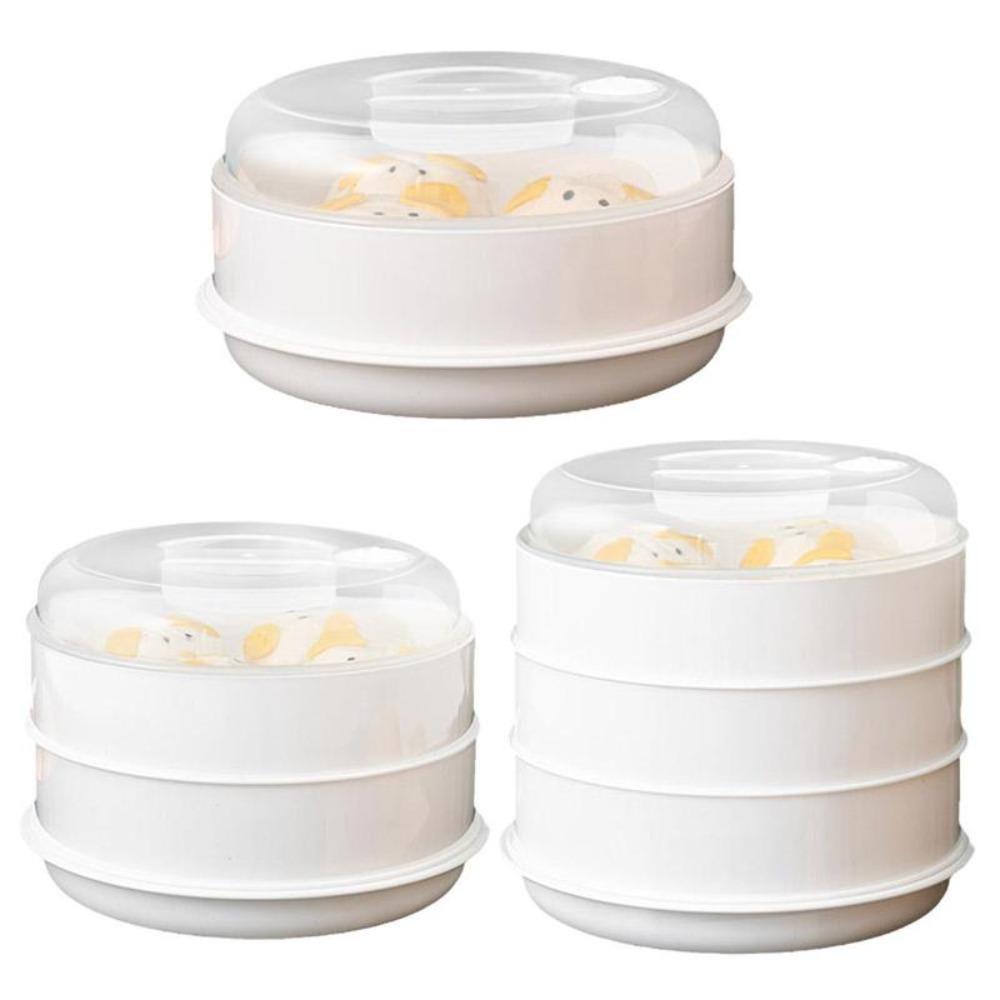 High Quality Steamer Multi Layer Special Steamer Dumpling Container Steamed Bun Microwave Oven