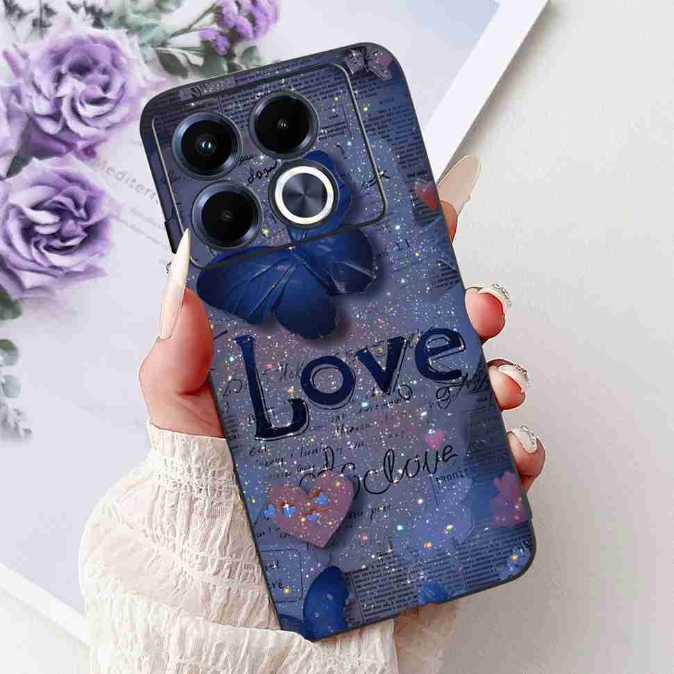 Защитный чехол для телефона для Infinix Note 40 5G Милый чехол с кошкой X6852 Силиконовый мягкий чехол для Infinix Note 40 Note40 5G Fundas Capa