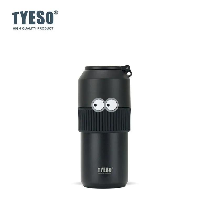 Tyeso 680ML High-Performance Insulated Cold Drink Bottle Portable Lightweight Tumbler for Travel Outdoor Sports Large Capacity with Eye Sticker