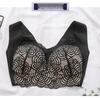 Кружевной спортивный бюстгальтер без косточек большого размера - Жилет-топ
