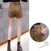Модные шорты трапециевидной формы для женщин, летние юбки с высокой талией, женские тонкие уличные юбки, брюки