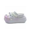 Crush Clog Pearl Pink Cute Campus Niche Beach Girl EVA Hole Shoes Unisex White Pink