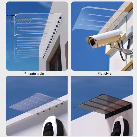 Невидимый тент для входной двери Защита от дождя и снега, солнца, навес для окна, патио, веранда, балкон, карниз, кровля, навес для защиты от дождя