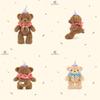 Плюшевая игрушка Мишка Моника с набивкой из ПП хлопка для декора детской спальни