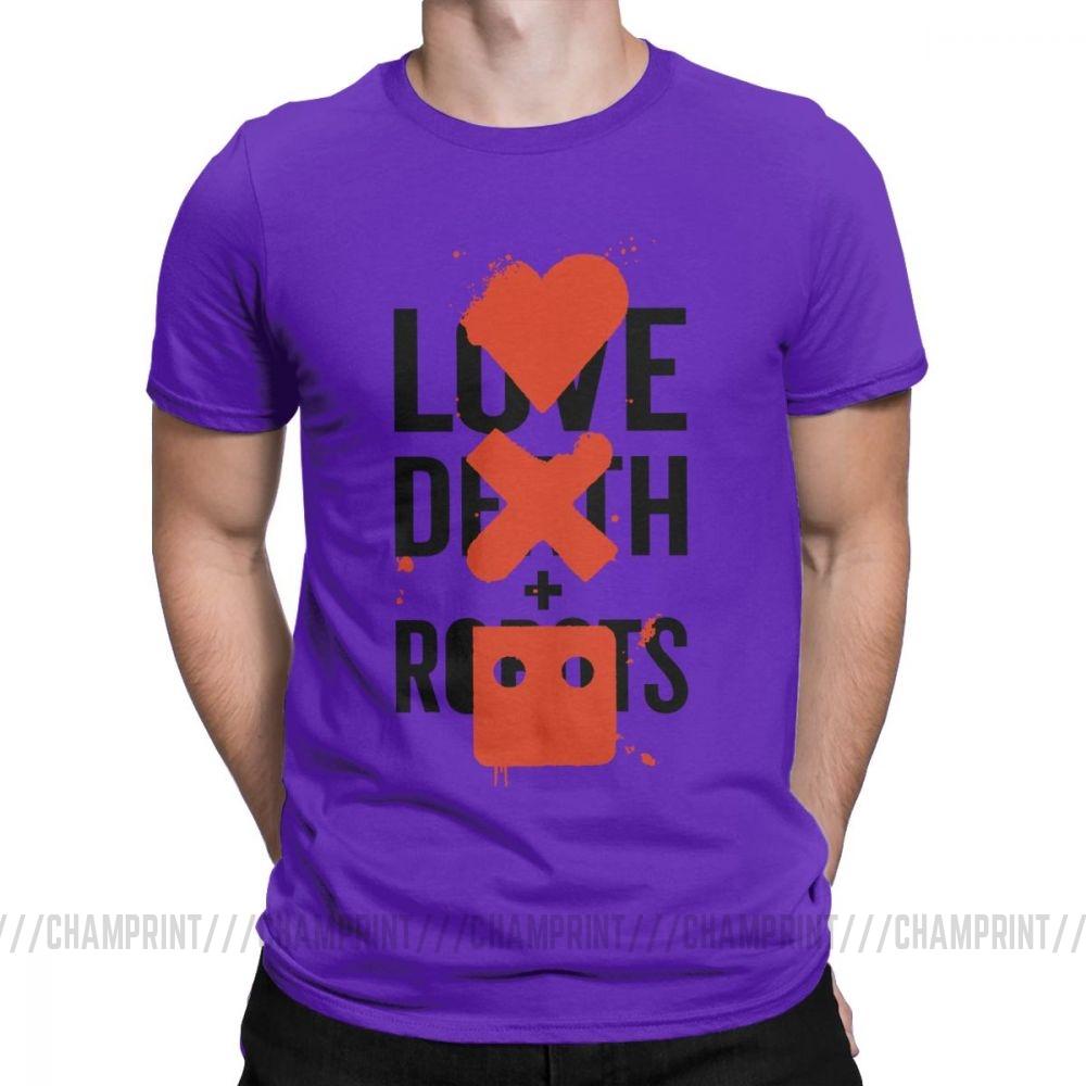 Крутая футболка Love Death And Robots Футболка Большого Фаната Хэви-метал Научная фантастика