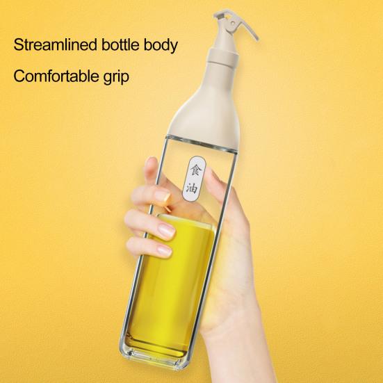 500 мл прозрачная стеклянная бутылка для масла, герметичная бутылка для хранения приправ, масло для приготовления приправ, банка для соевого соуса, кастрюля для уксуса, диспенсер