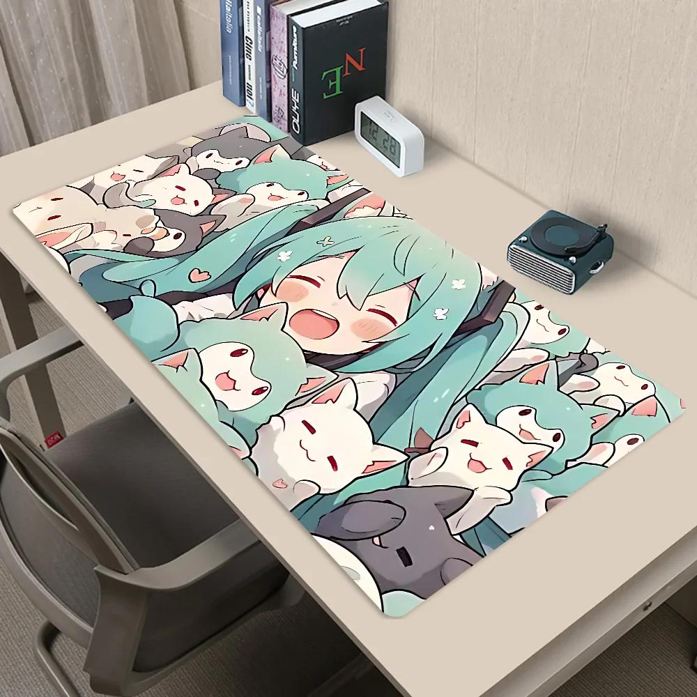 HHatsune MMiku Mousepad Mousepad New Arrivals Large Gaming Mousepad L XL XXL Gamer Mouse Pad Size For Keyboards Mat